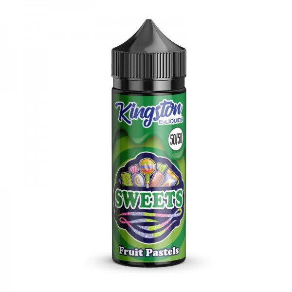 FRUIT PASTELS E LIQUID KINGSTON 50/50 SWEETS 100ML...