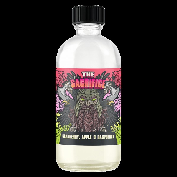 CRANBERRY APPLE & RASPBERRY E LIQUID BY THE SACRIFICE 200ML 70VG