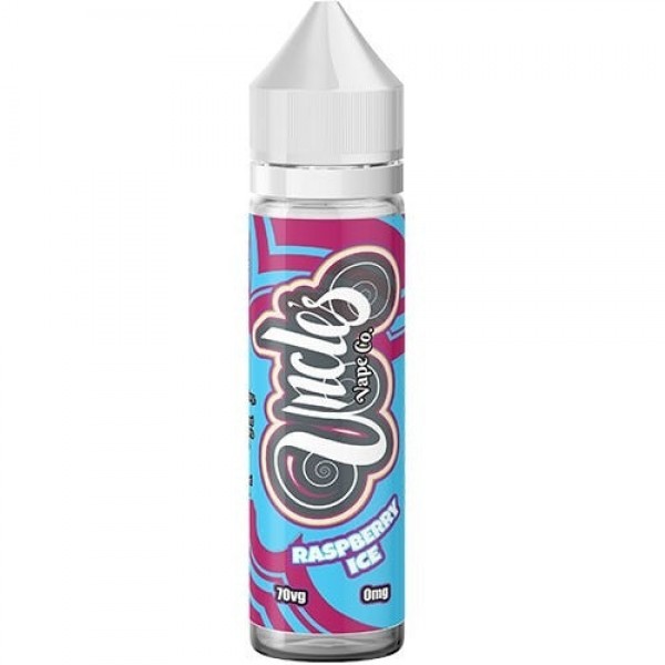 RASPBERRY ICE E LIQUID BY UNCLES VAPE CO 50ML 70VG