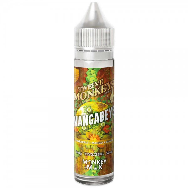 MANGABEYS E LIQUID BY TWLEVE MONKEYS 50ML 75VG