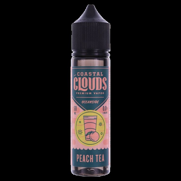 PEACH TEA E LIQUID BY COASTAL CLOUDS - OCEANSIDE 5...