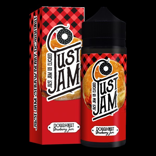 STRAWBERRY DOUGHNUT E LIQUID BY JUST JAM 100ML 80V...