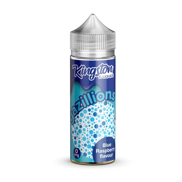 BLUE RASPBERRY E LIQUID KINGSTON GAZZILIONS 100ML ...