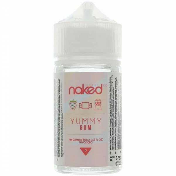 YUMMY GUM E LIQUID BY NAKED 100 - 50ML 70VG