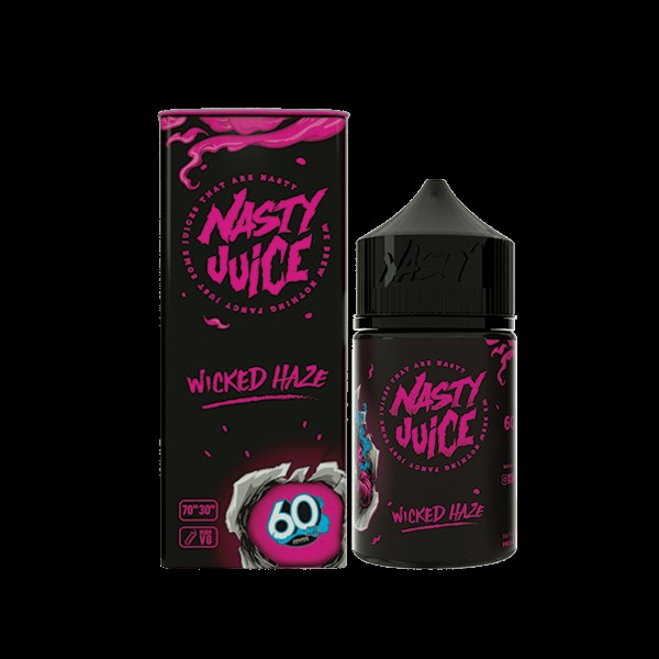 WICKED HAZE E LIQUID BY NASTY JUICE - 50ML SHORTFILL 50ML 70VG