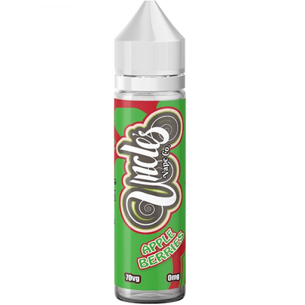 APPLE BERRIES E LIQUID BY UNCLES VAPE CO 50ML 70VG