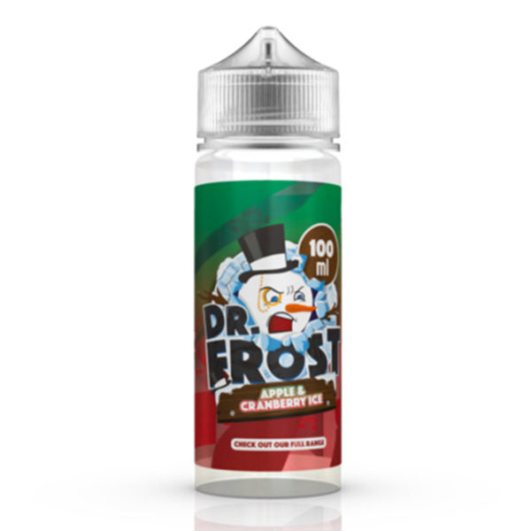 APPLE AND CRANBERRY ICE E LIQUID BY DR FROST 100ML...