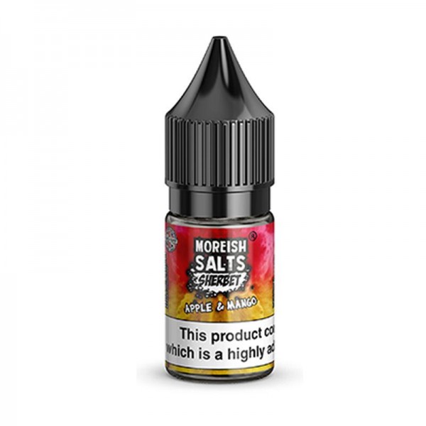 APPLE & MANGO SHERBET NICOTINE SALT E-LIQUID BY MOREISH SALTS