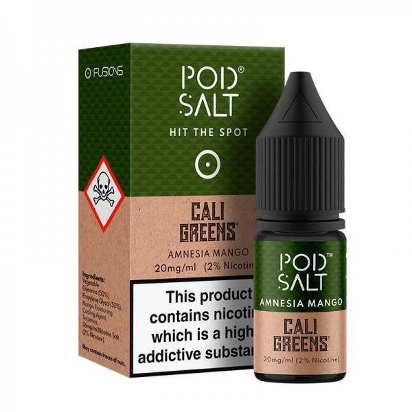 AMNESIA MANGO NICOTINE SALT E-LIQUID BY POD SALT F...