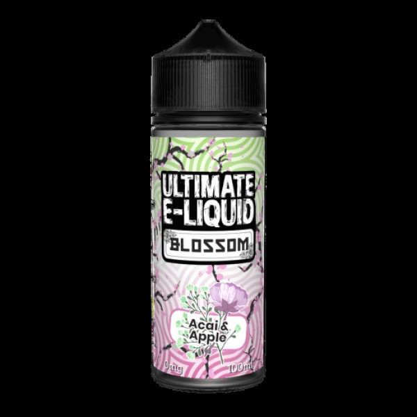 ACAI & APPLE E LIQUID BY ULTIMATE E-LIQUID - BLOSSOM 100ML 70VG