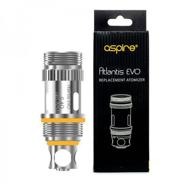 ASPIRE ATLANTIS EVO VAPE ATOMIZER REPLACEMENT COIL...