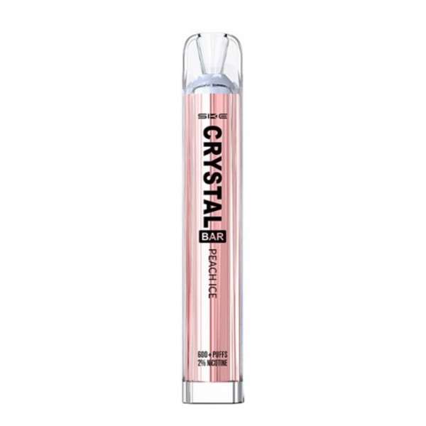 Peach Ice By SKE Crystal 600 Puffs Disposable Vape