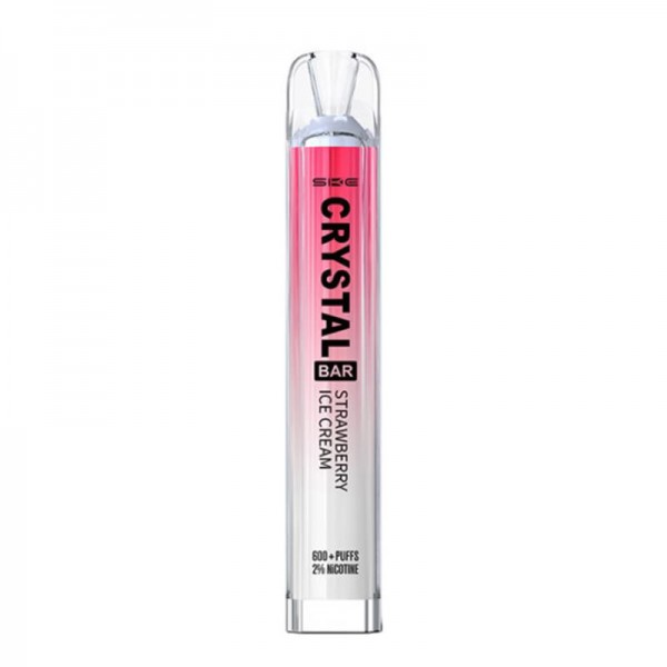 Strawberry Ice Cream By SKE Crystal 600 Puffs Disp...