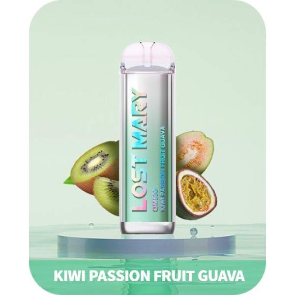 Kiwi Passion Fruit Guava Lost Mary 600 Puffs Dispo...