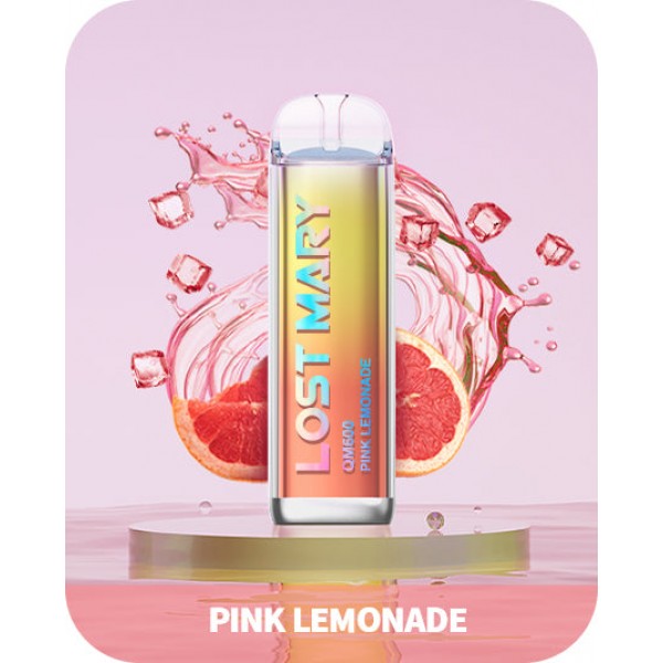 Pink Lemonade Lost Mary 600 Puffs Disposable Vape ...