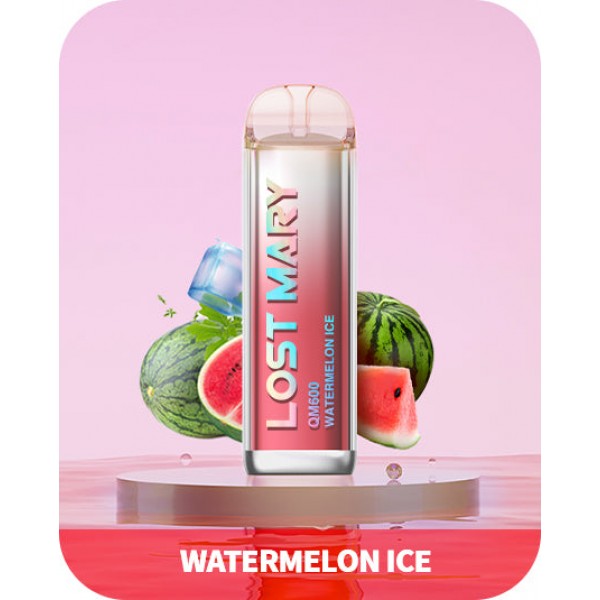 Watermelon Ice Lost Mary 600 Puffs Disposable Vape...