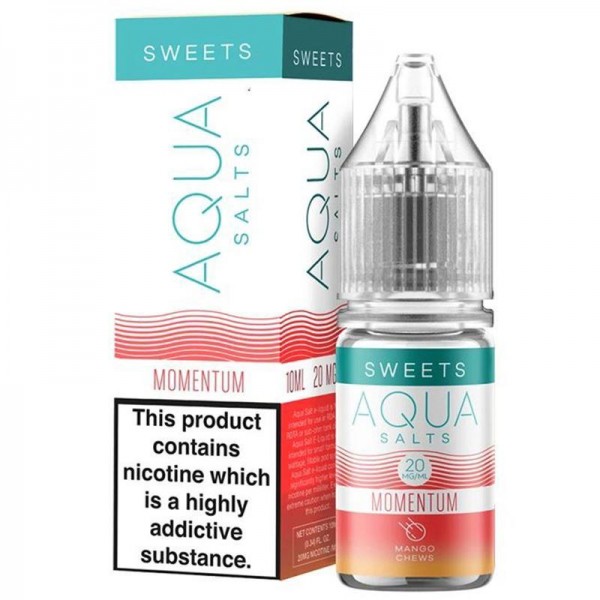 MOMENTUM NICOTINE SALT E-LIQUID BY AQUA SALTS SWEE...