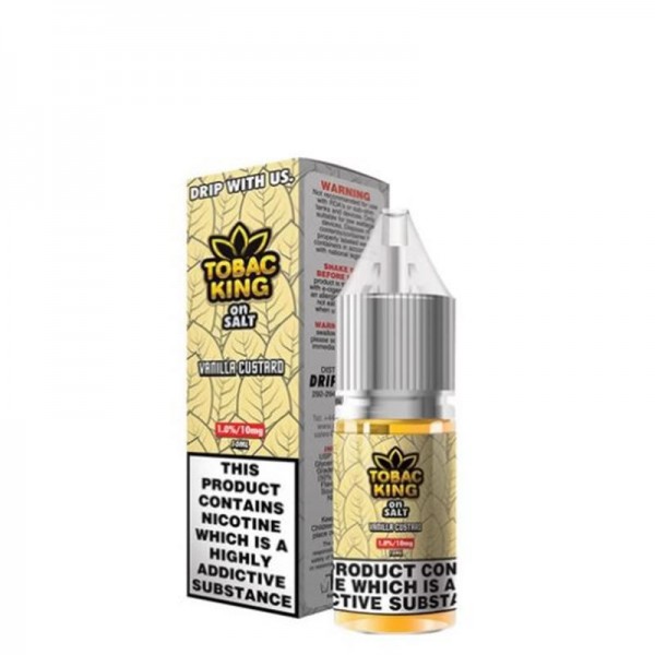 VANILLA CUSTARD NICOTINE SALT E-LIQUID BY TOBAC KI...