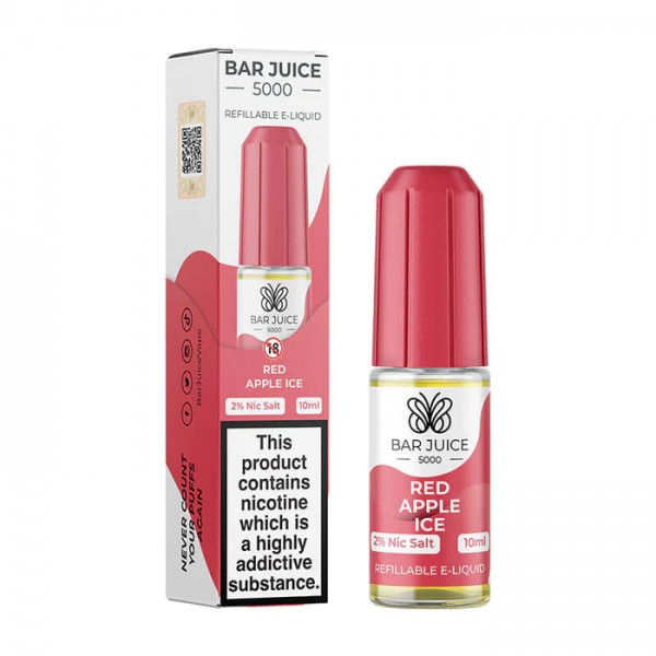 RED APPLE ICE NICOTINE SALT E-LIQUID BY BAR JUICE ...