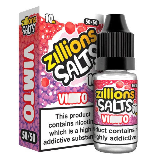 VINTO ZILLIONS NICOTINE SALT E-LIQUID BY ZILLIONS ...