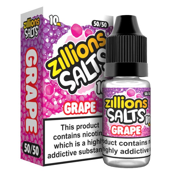 GRAPE ZILLIONS NICOTINE SALT E-LIQUID BY ZILLIONS ...