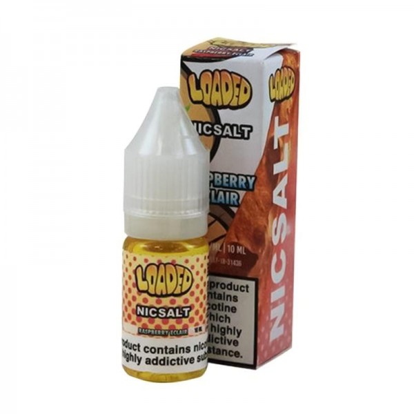 RASPBERRY ECLAIR NICOTINE SALT E-LIQUID BY LOADED ...