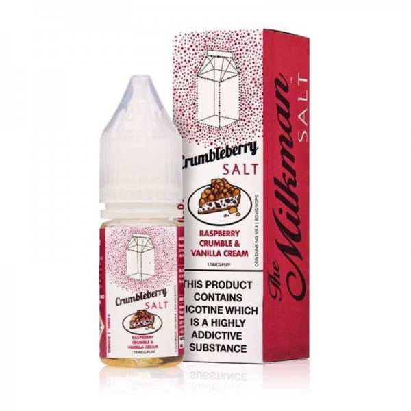 CRUMBLEBERRY NICOTINE SALT E-LIQUID BY THE MILKMAN...