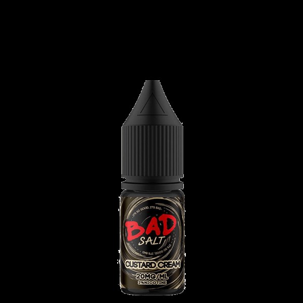 CUSTARD CREAM NICOTINE SALT E-LIQUID BY BAD SALT