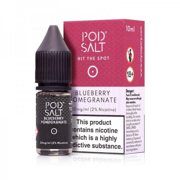 BLUEBERRY POMEGRANATE NICOTINE SALT E-LIQUID BY PO...