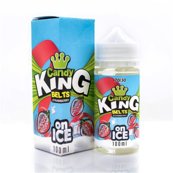 STRAWBERRY BELTS ON ICE E LIQUID BY CANDY KING 100...