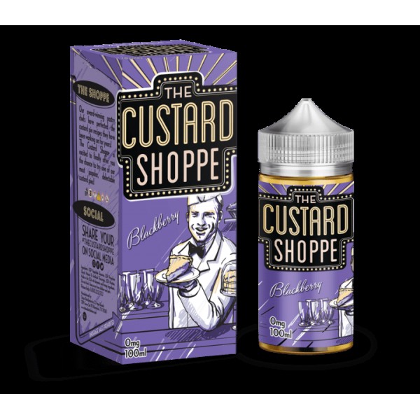 BLACKBERRY E LIQUID BY THE CUSTARD SHOPPE 100ML 75...