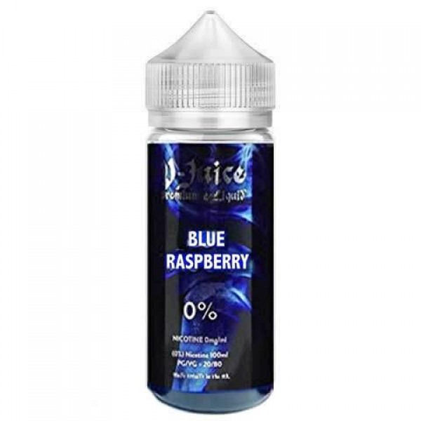 BLUE RASPBERRY E LIQUID BY V JUICE 100ML 80VG