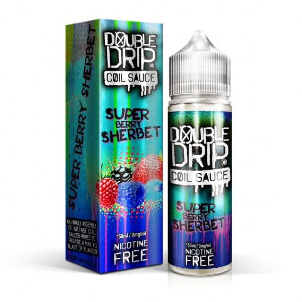 SUPER BERRY SHERBET E LIQUID BY DOUBLE DRIP 50ML 8...