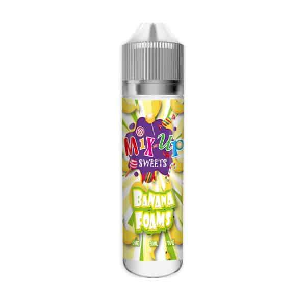 BANANA FOAMS E LIQUID BY MIX UP SWEETS 50ML 70VG