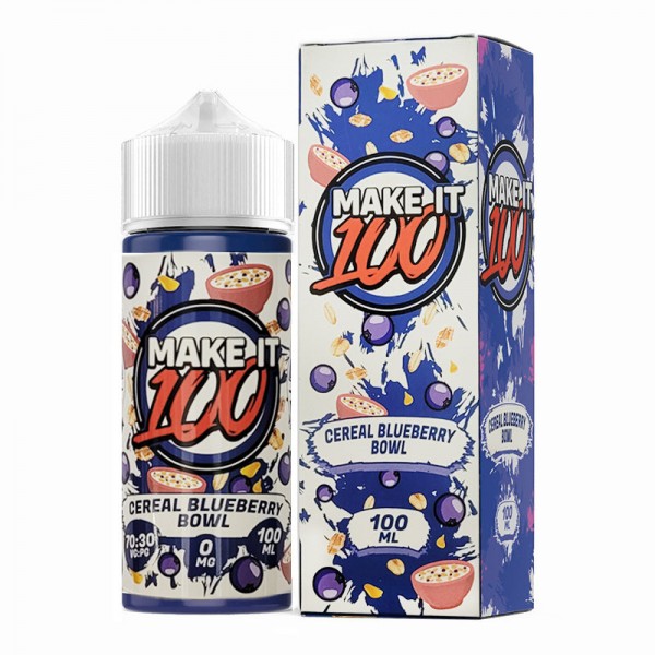 CEREAL BLUEBERRY BOWL E-LIQUID SHORTFILL BY MAKE I...