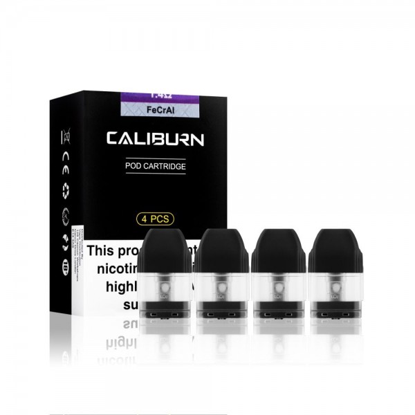 Uwell Caliburn Replacement Pods - 1.4 Ohm - 2.0ml ...