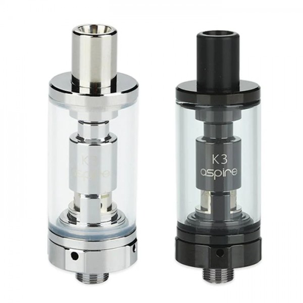 Aspire K3 Replacement Tank - 2ml Silver Black