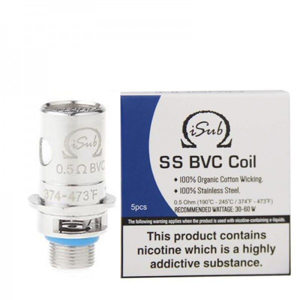 INNOKIN ISUB SS BVC REPLACEMENT VAPE COILS