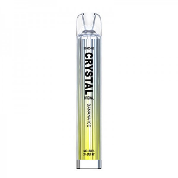 Banana Ice By SKE Crystal 600 Puffs Disposable Vap...