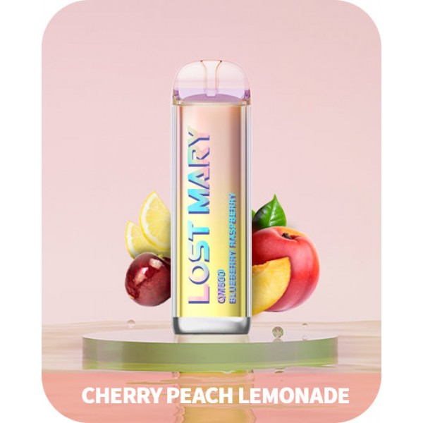 Cherry Peach Lemonade Lost Mary 600 Puffs Disposab...