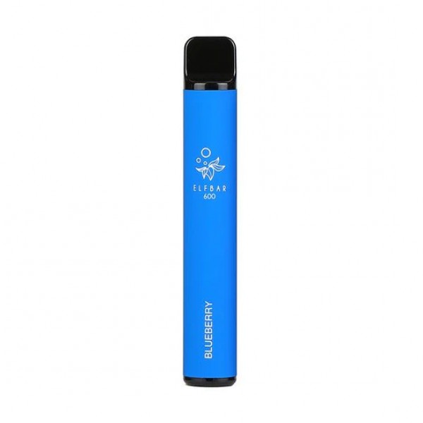 Blueberry Elf Bar 600 Puffs Disposable Vape