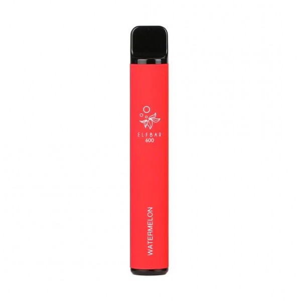 Watermelon Elf Bar 600 Puffs Disposable Vape