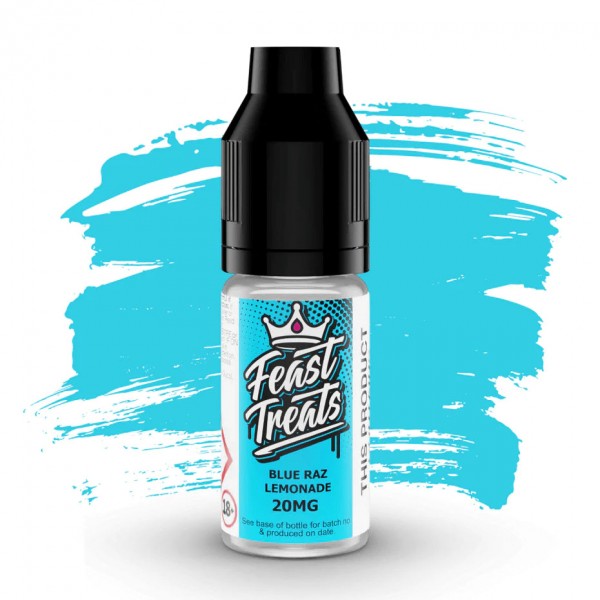 BLUE RAZZ LEMONADE NICOTINE BAR SALTS E LIQUID BY FEAST TREATS