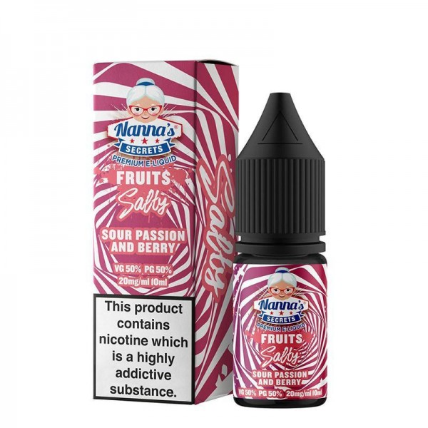 SOUR PASSION AND BERRY NICOTINE SALT E-LIQUIDS BY ...