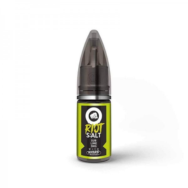 SUB LIME HYBRID NICOTINE SALT E-LIQUID BY RIOT SQU...