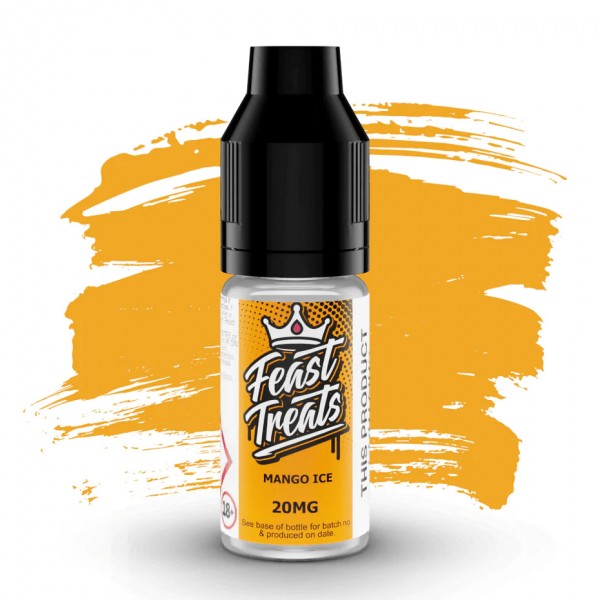 MANGO ICE NICOTINE BAR SALTS E LIQUID BY FEAST TREATS