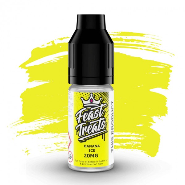 BANANA ICE NICOTINE BAR SALTS E LIQUID BY FEAST TR...