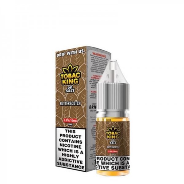 BUTTERSCOTCH NICOTINE SALT E-LIQUID BY TOBAC KING ...