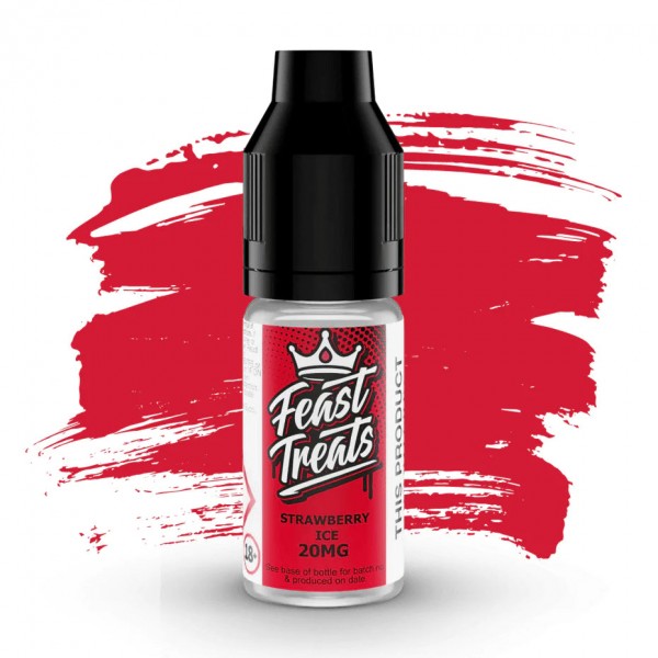 STRAWBERRY ICE NICOTINE BAR SALTS E LIQUID BY FEAS...