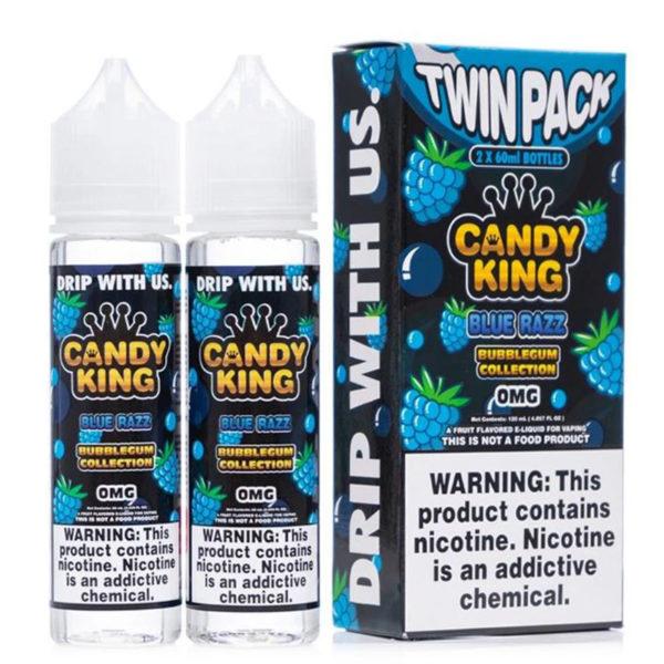 BLUE RAZZ E LIQUID BY CANDY KING BUBBLEGUM (2 X 50...